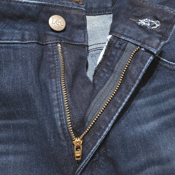 Lee High Rise Skinny Leg Slim Jeans Womens Plus Sz 18W Medium & 20W Medium Blue - Picture 10 of 12